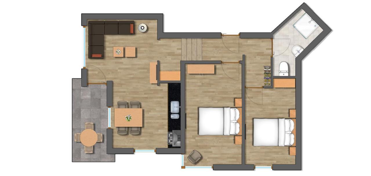Haus Kleiner Turm Apartment Schruns ภายนอก รูปภาพ